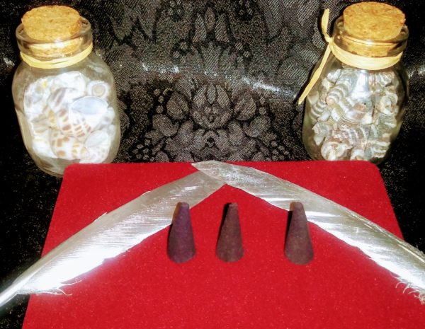 Blaccwidow Incense: Spelled Incense Moon Magick